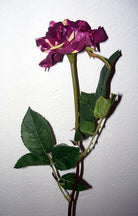 Artificial Silk Rose Single Stem