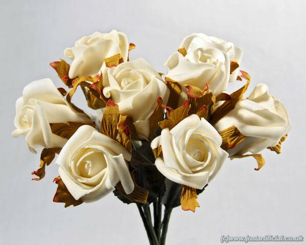 Artificial Rosebud Bouquet