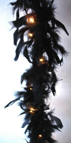 Feather Garland with 40 bright microlights