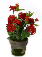 Artificial Silk Zinnia