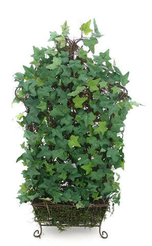 Artificial Silk Mini Ivy on a Metal Stand