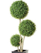 Artificial Boxwood Triple Stemmed Ball Tree