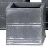 Lead Look Square Planter