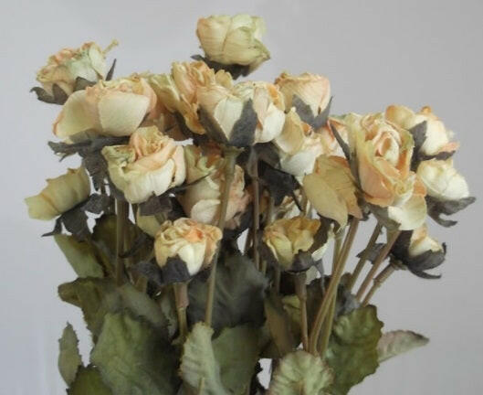 Artificial Silk Rose Diamond Spray Single Stems