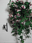 Artificial Silk Pansy Hanging Basket