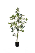 Artificial Silk Olive Fruit Tree