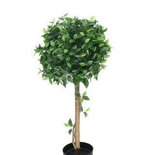 Artificial Silk Ficus Potted Ball Tree