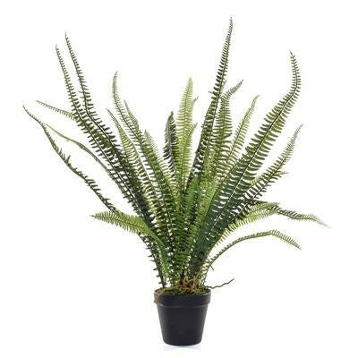 Artificial Fern Bush in Pot