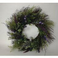 Artificial Lavender Foliage Wreath
