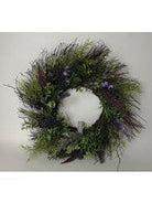 Artificial Lavender Foliage Wreath