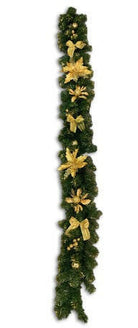 Artificial Glitter Christmas Garland