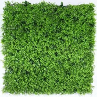 Artificial Small Leaf Exterior Green Wall UV