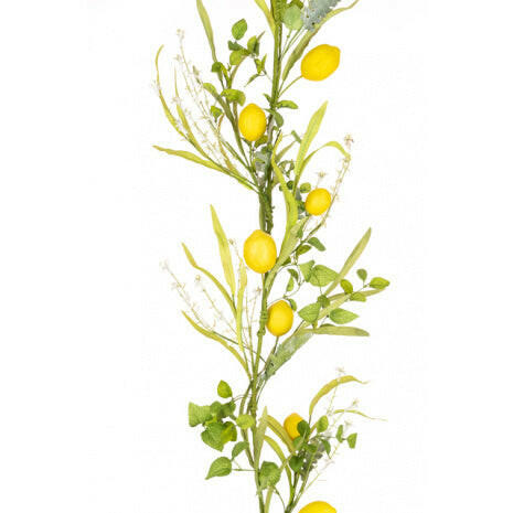 Artificial Lemon Foliage Garland