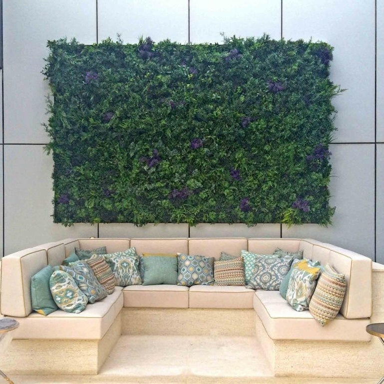 Artificial Green Wall Fern Mat