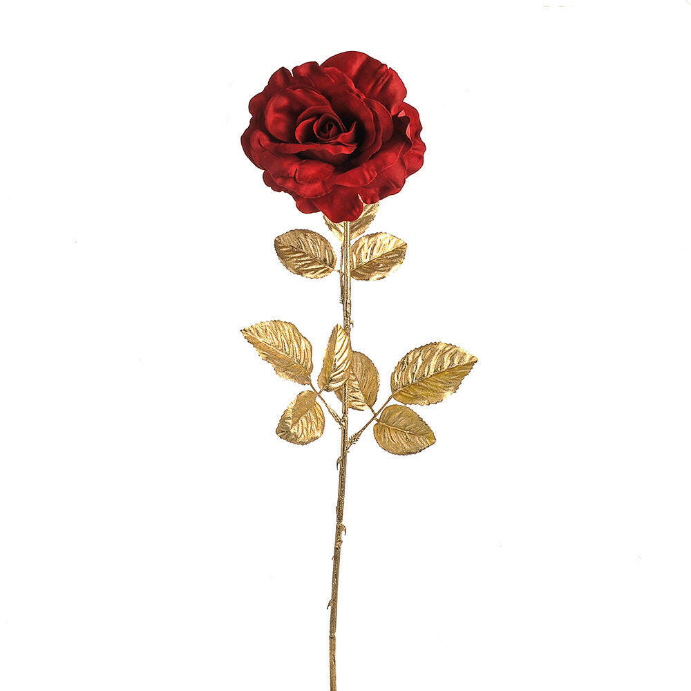 Artificial Silk Lavish Rose Stem
