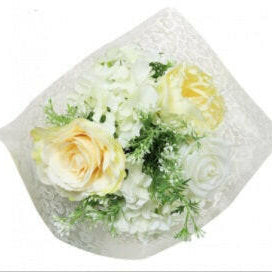 Artificial Silk Rose & Peony Bouquet