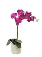 Artificial Silk Magenta Orchid Arrangement