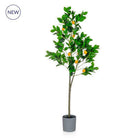 Artificial Silk Lemon Fruit Tree