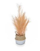 Artificial Ready Planted Grass in Straw Pot