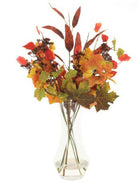 Justartificial Complete Autumn Leaf Mixed Arrangement