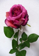 Artificial Silk Water Rose Single Stem