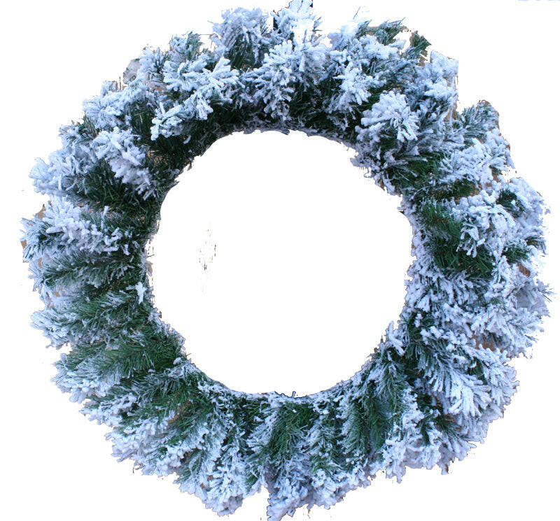 Artificial Snowy Christmas Wreath