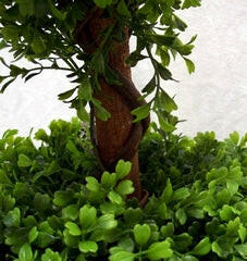 Artificial Topiary Boxwood Double Ball Tree