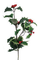 Artificial Holly Spray with Berries