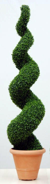 Artificial Boxwood Topiary Spiral Tree