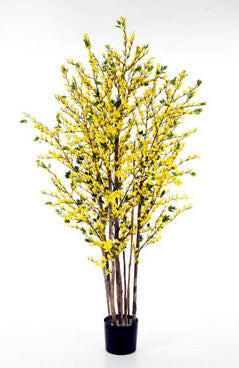 Artificial Silk Forsythia Tree