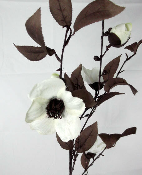 Artificial Silk Magnolia Single Stem