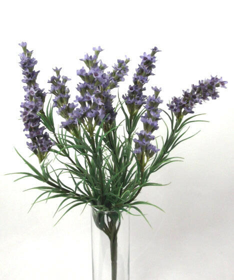 Artificial Silk Lavender Bush