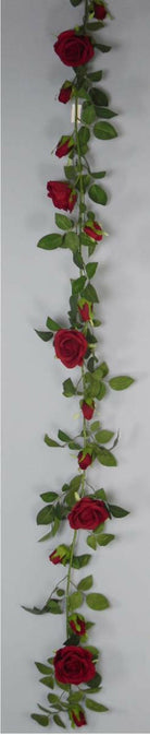 Artificial Silk Supreme English Rose Garland