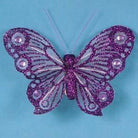 Artificial Glittered Butterflies