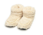 Furry Warmers Fully Microwavable Furry Boots Beige