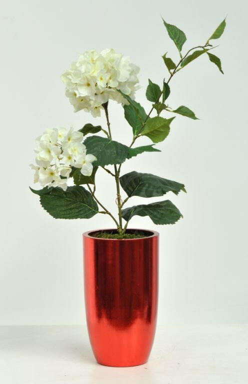 Artificial Silk Hydrangea Fraille Single Arrangement