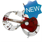 Guitar & Musical Notes Metal Wall Art