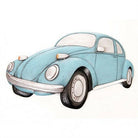 Beetle Car Metal Wall Art