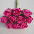 Artificial Colourfast Cottage Rose Bud Bunch