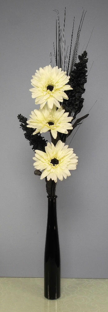 Artificial Silk Gerbera Bouquet in Vase
