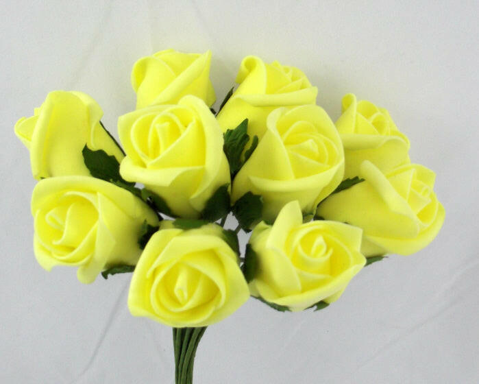 Artificial Colourfast Cottage Rose Bud Bunch