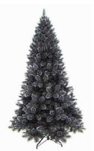 Artificial Black And Silver Christmas Trees In Pot