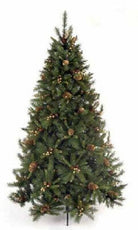 Artificial Gold Berry Pre Lit Christmas Trees