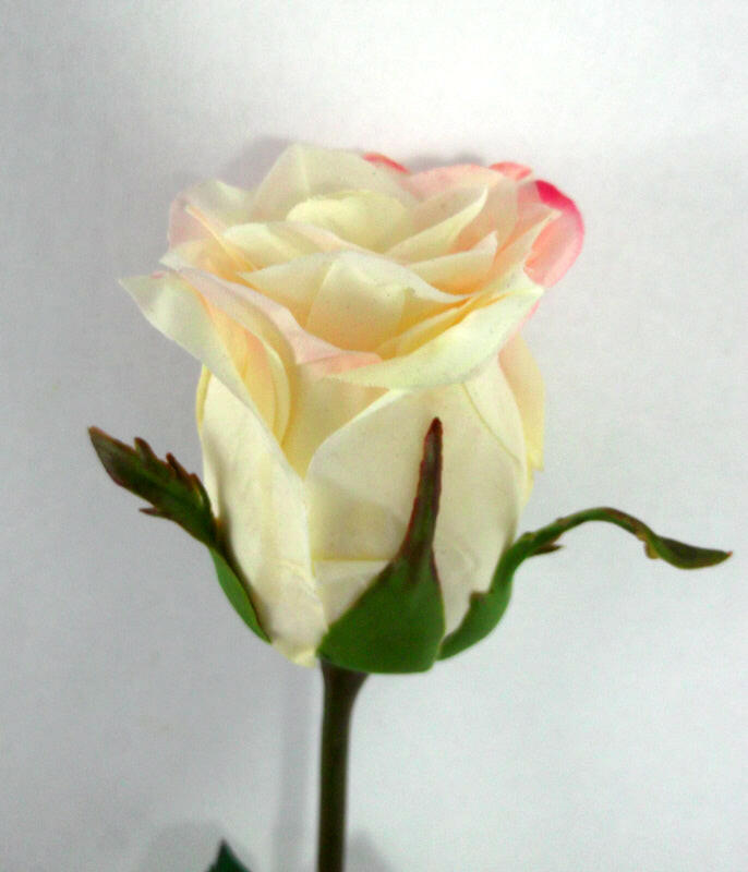 Artificial Silk Duchess Rose Bud