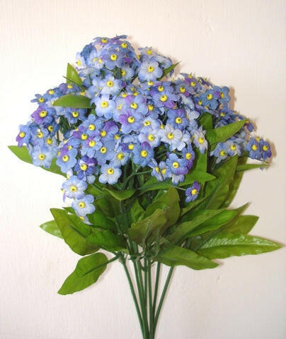 Artificial Silk Forget Me Nots