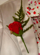 Artificial Silk Rose Corsage