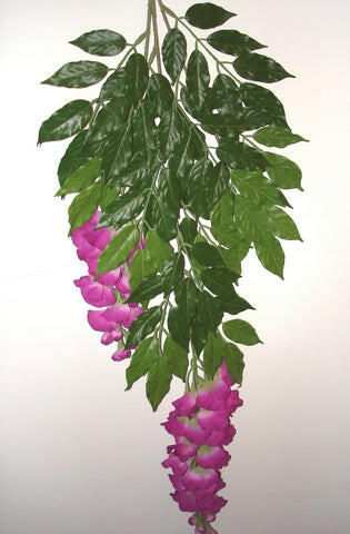 Artificial Silk Wisteria Spray