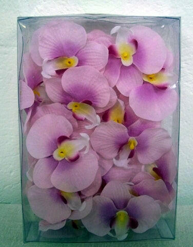 Artificial Silk Orchid Heads 25 pieces