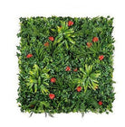 Artificial Draceana, Ivy & Fern with Camelia Living Wall UV x8